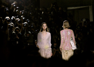 Illustration for article titled Dries Van Noten Takes The Power Jacket Quite, Uh, Seriously